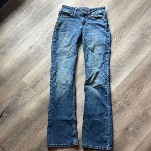 Wrangler Blue Boot Cut Jeans High-Rise